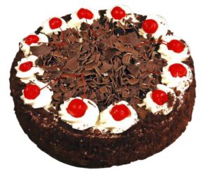 Greek frozen rounded birthday cake BLACK FOREST 1.3kg/unit ZF code 636