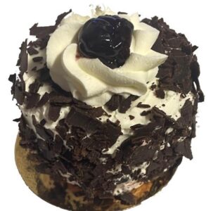 Greek frozen individual squared BLACK FOREST cake 12x160gr/case ZF code 02769