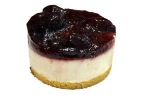 Greek frozen individual rounded CHEESE CAKE cake 12x160gr/case ZF code AG5318493
