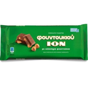 Greek HAZELNUT ION chocolate 10x100gr