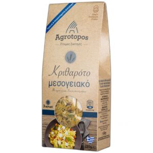 Packaged premium recipe ORZO-TTO MEDITERAN. AGROTOPOS 220gr
