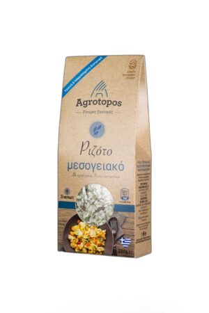 Packaged premium recipe MEDITERRANEAN RISOTTO AGROTOPOS 220gr