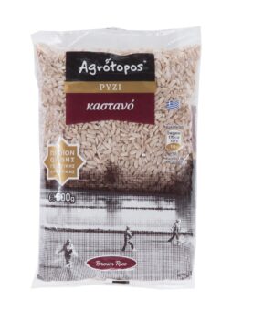 Greek production BROWN RICE AGROTOPOS three colours 500gr