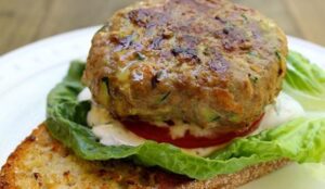 Greek style frozen vegetarian burger 7x1kg/case ZF code 493