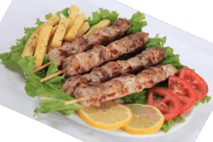 Greek frozen handmade marinated pork belly-neck souvlaki 120gr 5kg/case LAF code 911602120