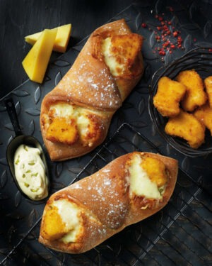 Greek frozen sourdough pie w CHICKEN NUGGETS 25x255gr HZ code 160759