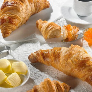 Greek style frozen butter croissant HZ 55x80gr/case code 151832