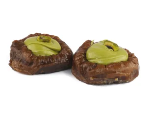 Greek style frozen mini chocolate nest filled w pistachio cream in syrup PASTAKI code 7042