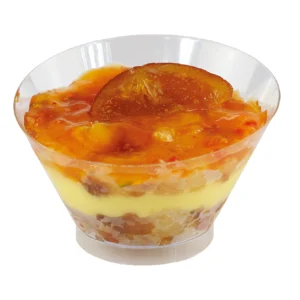 Greek style frozen individual ORANGE w custard cream in bowl 180gr PASTI code 4012