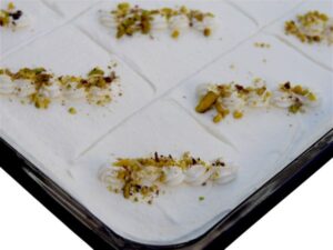 Greek traditional frozen Ekmek kadaifi in tray 12pcs/tray MELITROPON code 6149