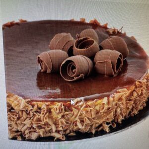 Greek style frozen round cake CARAMEL approx. 1kg ZS code 60818