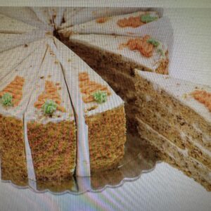 Greek style frozen CARROT CAKE 12pcs/case ZS code 79013