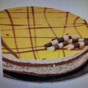Greek style frozen cake BISCUIT D20/H4cm   ZS code 60832
