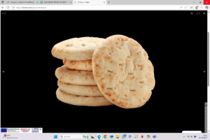 Greek frozen machine made oiled pita bread HFM 10cm 15x12 (180/case) code 2101752