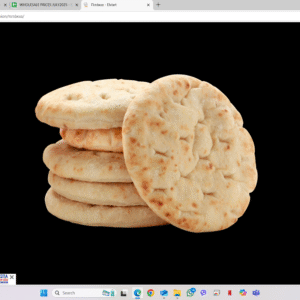 Greek frozen machine made oiled pita bread HFM 10cm 15×12 (180/case) code 2101752