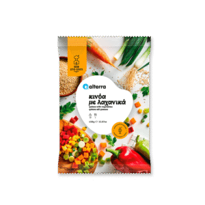 Packaged frozen retail quinoa with vegetables 20x450gr ALTERRA 94001400003
