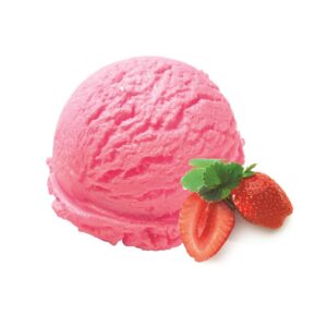 Greek style bulk ice cream STRAWBERRY w strawberry pieces 3,6kg/bucket ZS code 75020