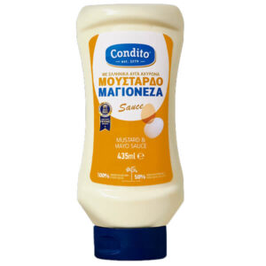 Greek style mustard mayonnaise CONDITO 12x435ml (TOP DOWN)