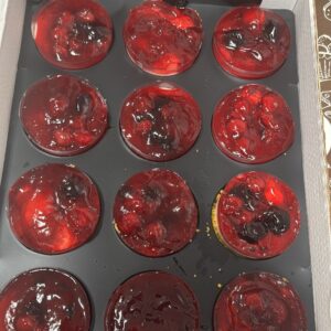 Greek style frozen individual CHEESE CAKE round cake 12x160gr ZS code 69113