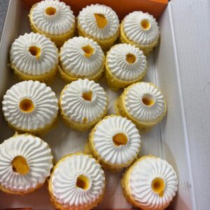 Greek style frozen individual EXOTIC FRUITS cake 12x195gr ZS code 51057