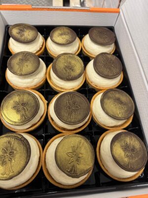 Greek style frozen individual VANILLA MADAGASCAR tart 12x160gr ZS code 51058