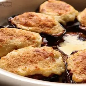 Greek frozen stuffed aubergines w minced beef/herbs/bechamel 3x1500gr SPITRO P4222033