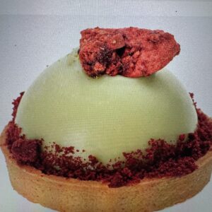 Greek style frozen individual MARIE TART PISTACHIO cake 12x160gr ZS code 51029