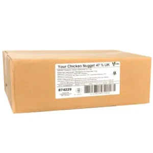 Frozen battered halal chicken nuggets 6x1kg code CH1493