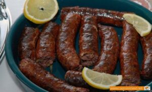 Cypriot traditional sausage PASTOURMA 2kg/pack LAKIS