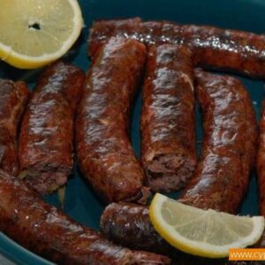 Cypriot traditional sausage PASTOURMA 2kg/pack LAKIS