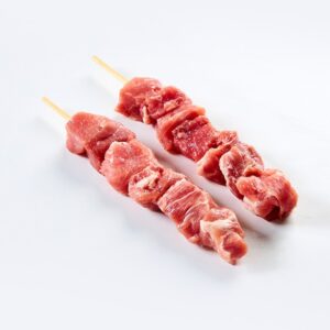 Greek frozen handmade pork neck and belly pork souvlaki 100gr PAN code 002EE01162