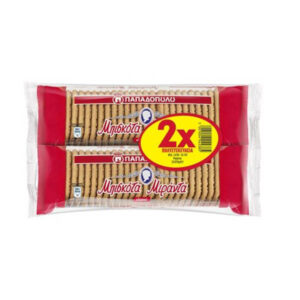 Greek packaged biscuits MIRANTA PAPADOPOULOU 2x250gr