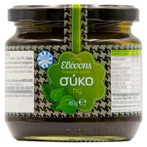 Greek traditional FIG preserve EDESSIS 453gr in jar