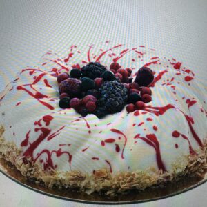 Greek frozen AMARENA birthday cake approx 1kg PP code 170017