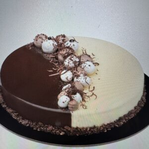 Greek frozen VANILLA-CHOCOLATE birthday cake approx. 1kg PP code 170008