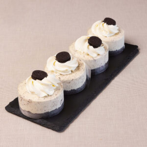Frozen individual BLACK COOKIES and CREAM cheese cake 16pcs/case SUGVA