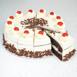 Frozen pre-cut BLACK FOREST cake 12pcs SUGVA