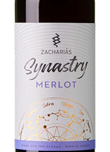 Greek red wine SYNASTRY MERLOT ZACHARIAS 12x750ml